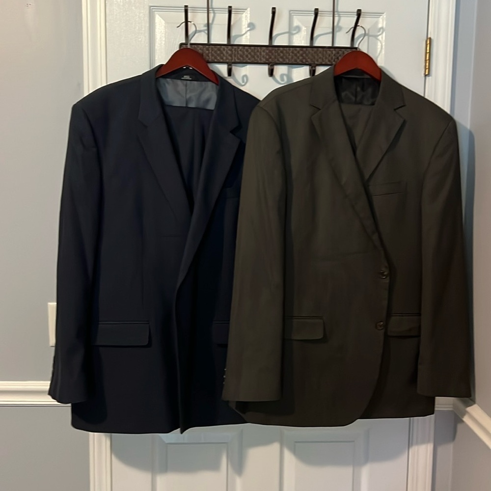 Haggar Men’s Suit 52L; Holbrook Suit 50L; Pants 44X30